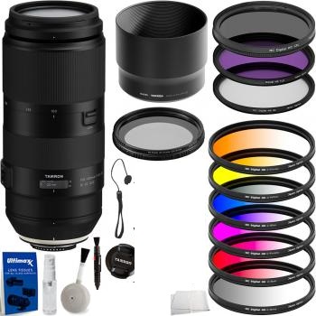 Tamron 100-400mm f/4.5-6.3 Di VC USD Lens for Nikon F - AFA035N-700 with Must Have Accessory Bundle